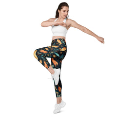 Traumfänger-Leggings mit Taschen