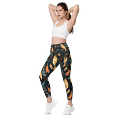 Traumfänger-Leggings mit Taschen