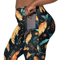 Traumfänger Leggings mit Taschen