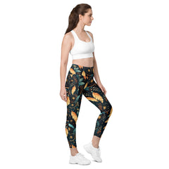 Traumfänger-Leggings mit Taschen