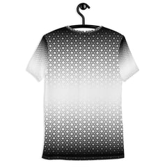 Geometric Line-T-Shirt für Herren