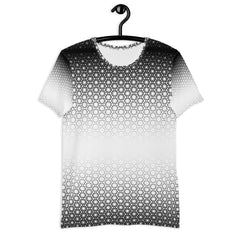 Geometric Line-T-Shirt für Herren