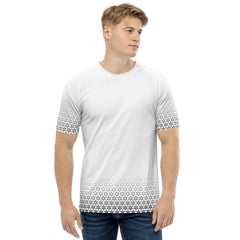 Geometric Line - Schwarzes Muster Herren-T-Shirt