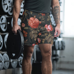 Blumen Sport-Shorts (recycelt)