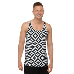 Geometric Line -Tank-Top