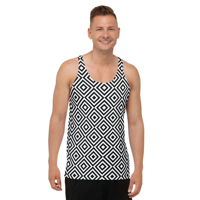 Geometric Line -Tank-Top