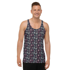 Schädelmuster Tank-Top