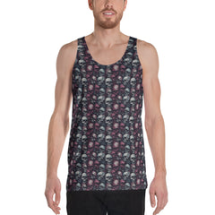 Schädelmuster Tank-Top