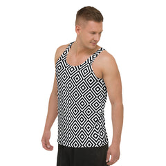 Geometric Line -Tank-Top