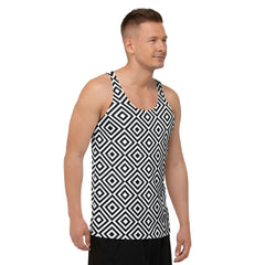 Geometric Line -Tank-Top