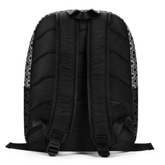 Geometric Line- Schwarz/Weisser Rucksack