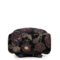 Dunkle Blumen Rucksack