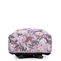 Violetter Blumen Rucksack