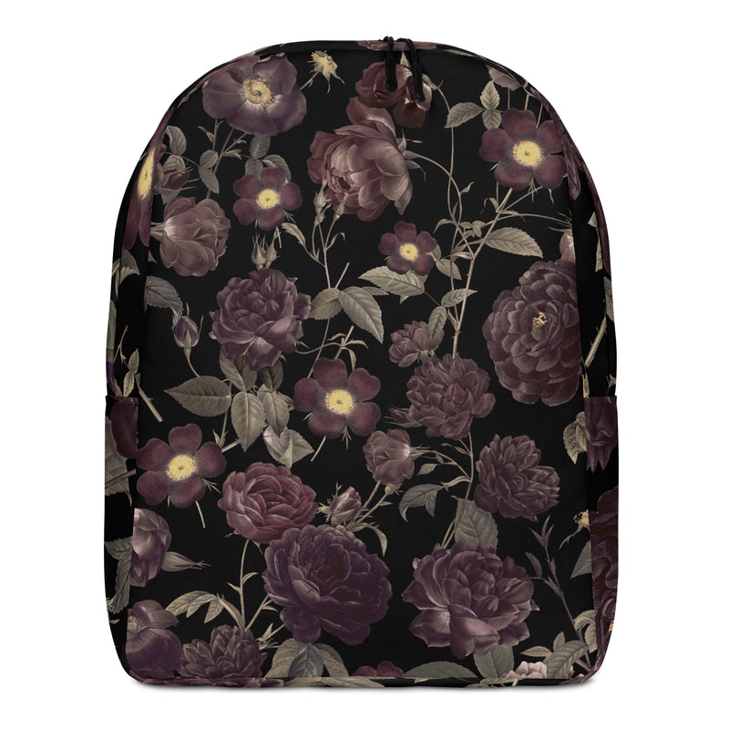 Dunkle Blumen Rucksack