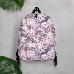 Violetter Blumen Rucksack