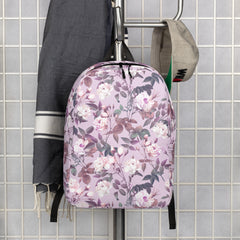 Violetter Blumen Rucksack