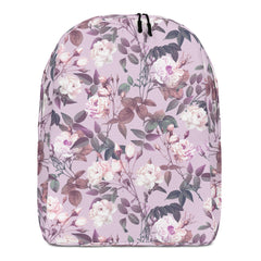 Violetter Blumen Rucksack