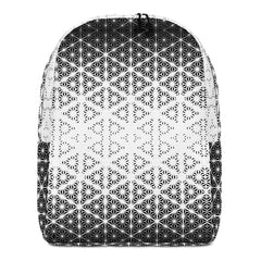 Geometric Line- Schwarz/Weisser Rucksack