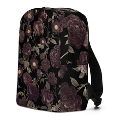 Dunkle Blumen Rucksack