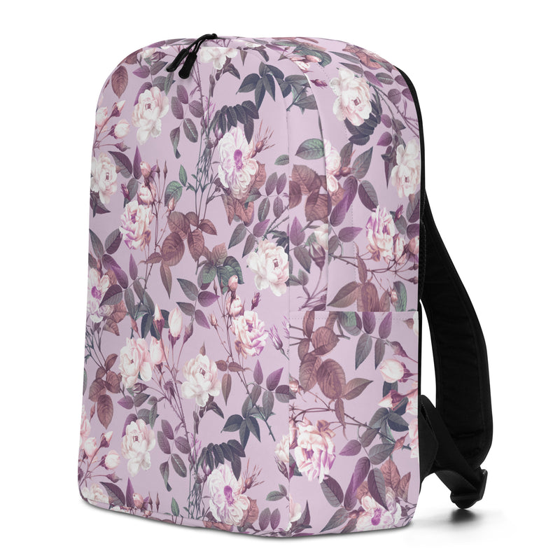 Violetter Blumen Rucksack