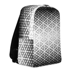 Geometric Line- Schwarz/Weisser Rucksack