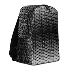 Geometric Line- Schwarz/Weisser Rucksack