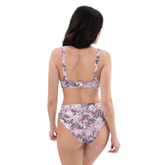 Rose Blumen High Waist Bikini (recycled)