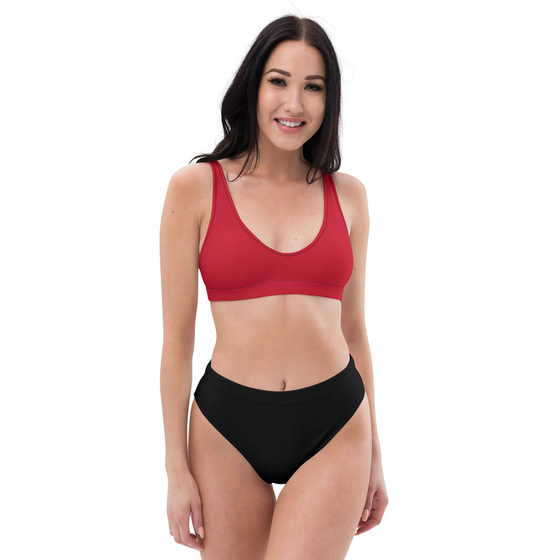 Black Line - High Waist Bikini (recycled)