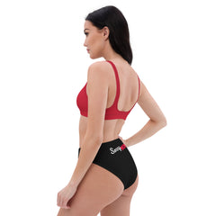 Black Line - High Waist Bikini (recycled)