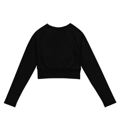 Rockstar Line-Recyceltes Langarm Crop Top