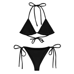 Black Line - Schnürbikini (recycled)