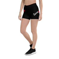 Black Line Shorts zwei Seitig bedruckt