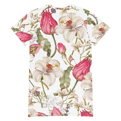 Blumen T-Shirt-Kleid