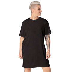 Black Line - T-Shirt-Kleid