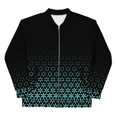 Geometric Line- Grüne Jacke