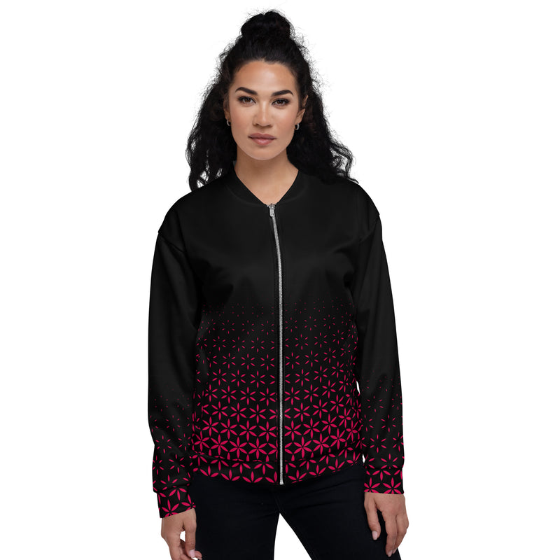 Geometric Line- Rote Jacke