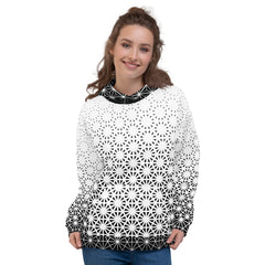 Geometric Line-Kapuzenpullover