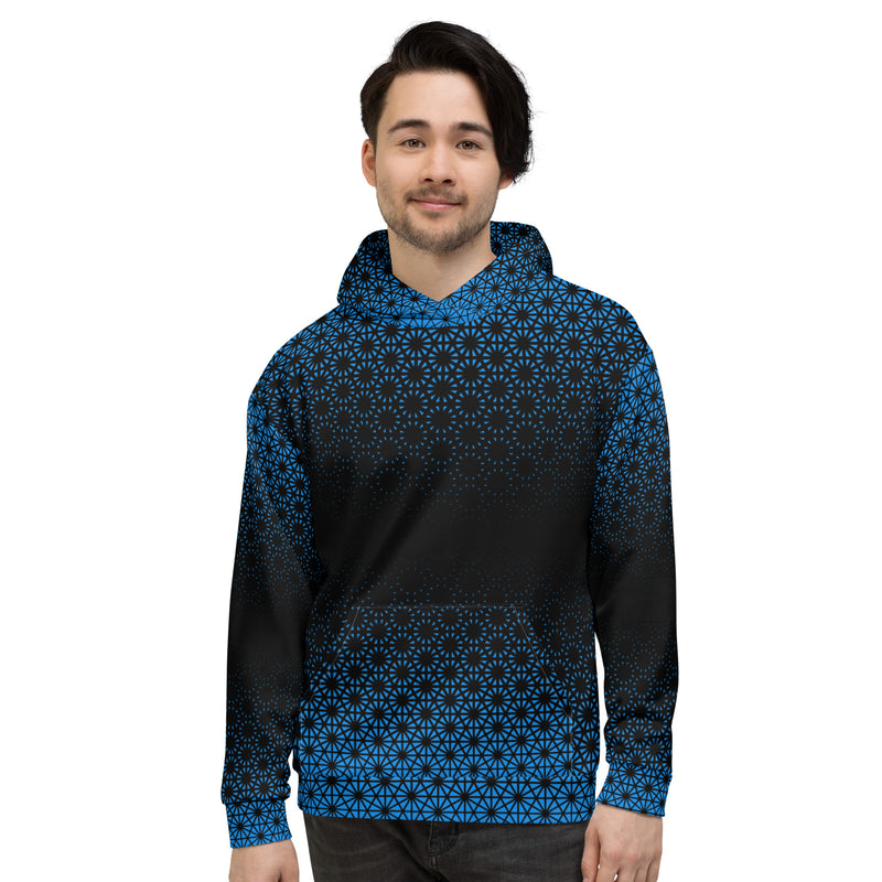 Geometric Line-Kapuzenpullover