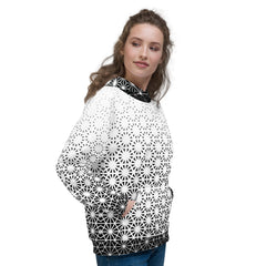 Geometric Line-Kapuzenpullover