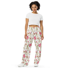 Blumen Hose mit weiten Beinen