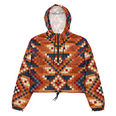 Stickmuster Bauchfreier Windjacke