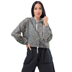 Bauchfreier Damen-Windbreaker für Damen