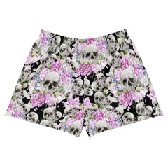 Schädel Blumen Shorts (recycled)