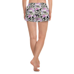 Schädel Blumen Shorts (recycled)