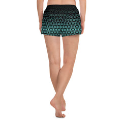 Geometric Line- Sport-Shorts für Damen (recycelt)