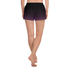 Geometric Line- Sport-Shorts für Damen (recycelt)