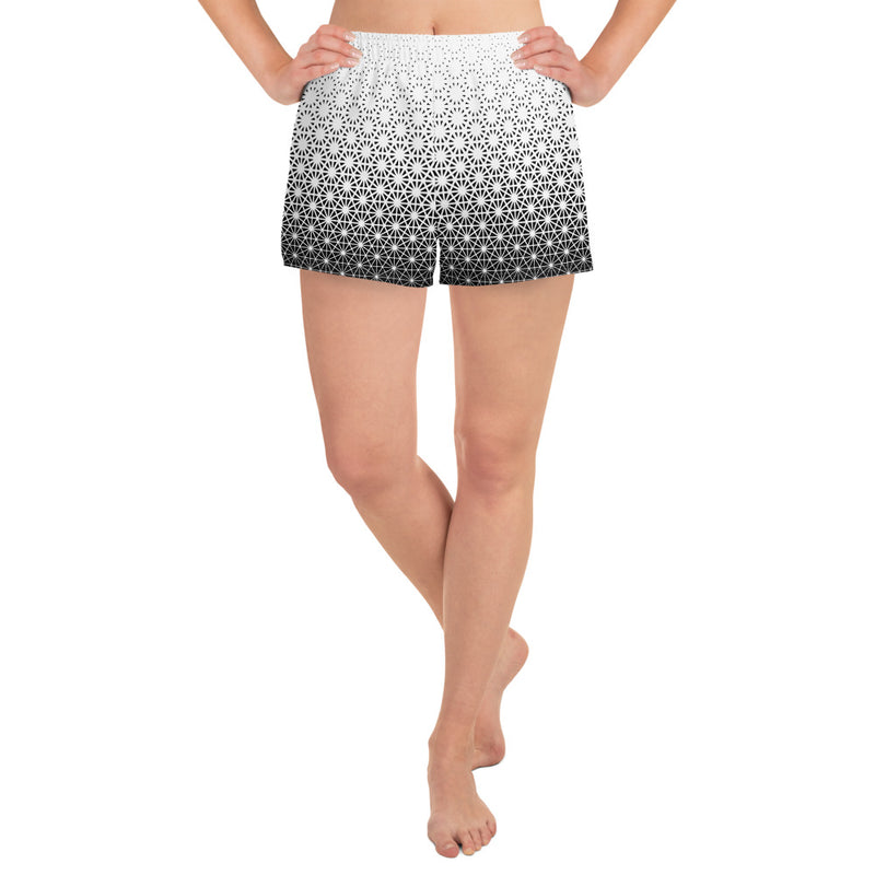 Geometric Line -Sport-Shorts für Damen (recycelt)