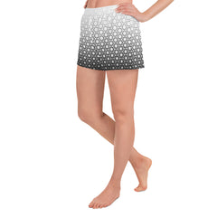 Geometric Line -Sport-Shorts für Damen (recycelt)