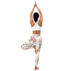 Blumen Yoga-Leggings