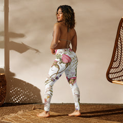 Blumen Yoga-Leggings